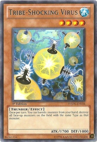 Amazon.com: Yu-Gi-Oh! - Tribe-Shocking Virus (PHSW-EN034) - Photon